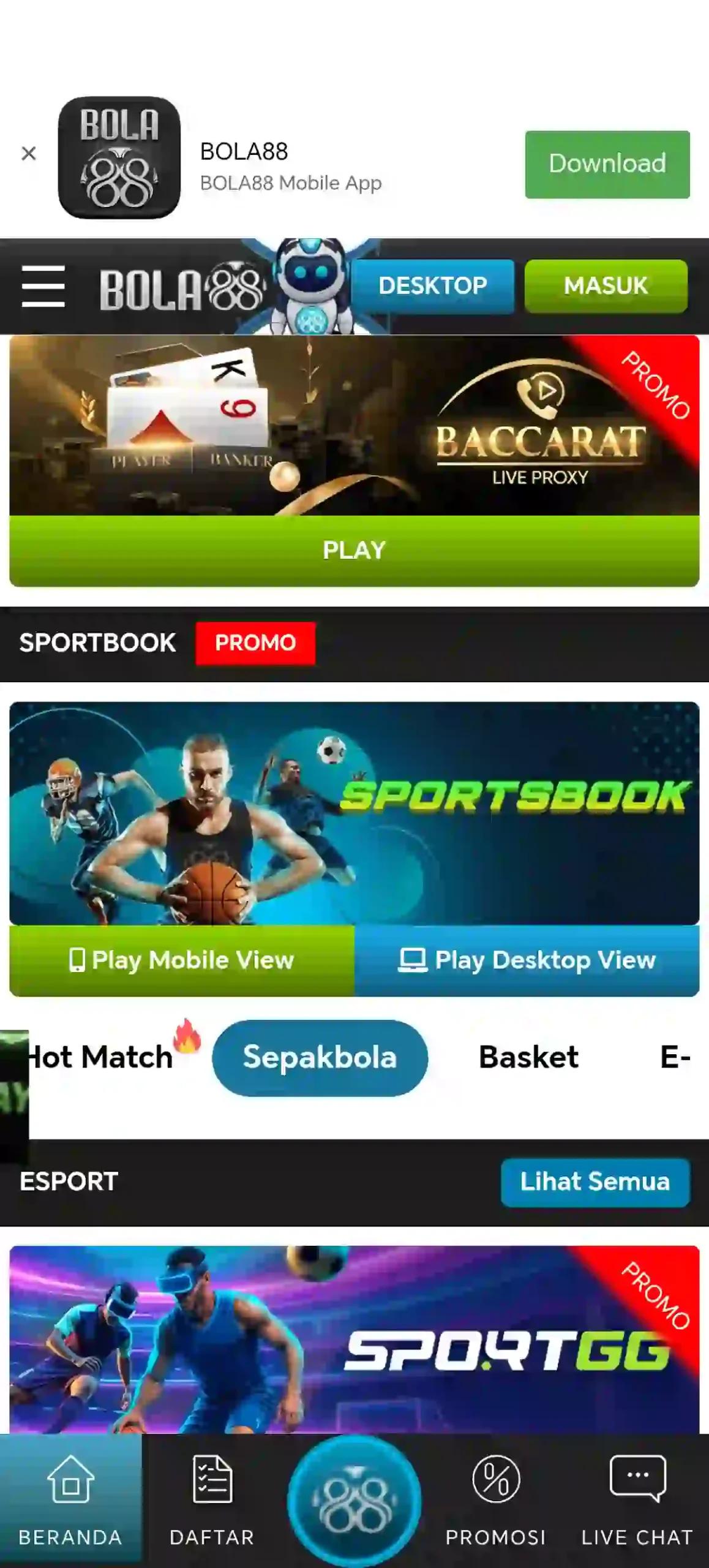 Bola88 Screenshot 3
