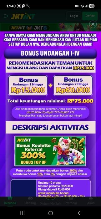 JKT777 Apk Screenshot 1