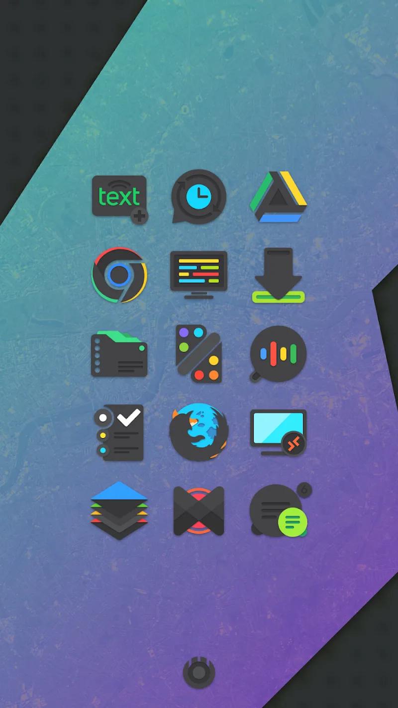 Crispy Dark Icon Pack Screenshot 2