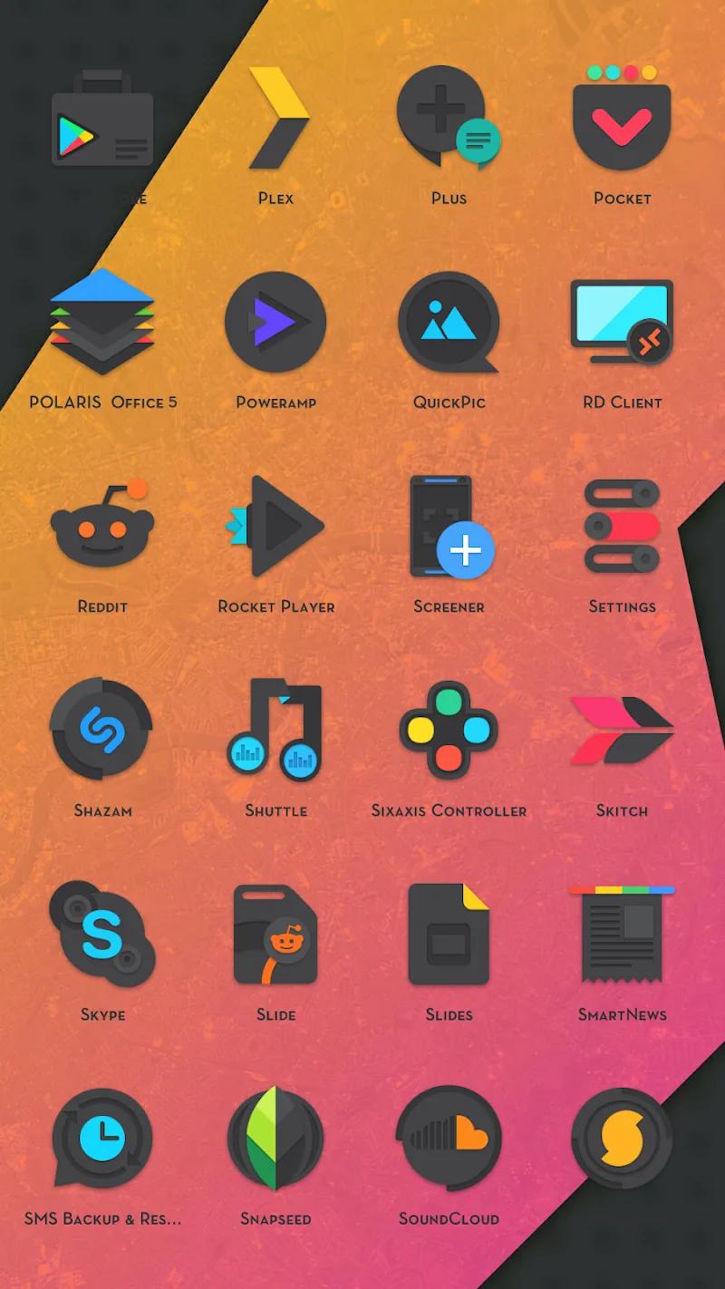 Crispy Dark Icon Pack Screenshot 5