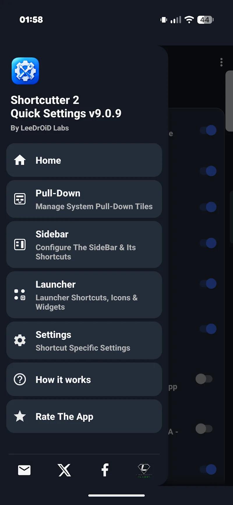 Shortcutter 2: Quick Settings Screenshot 1