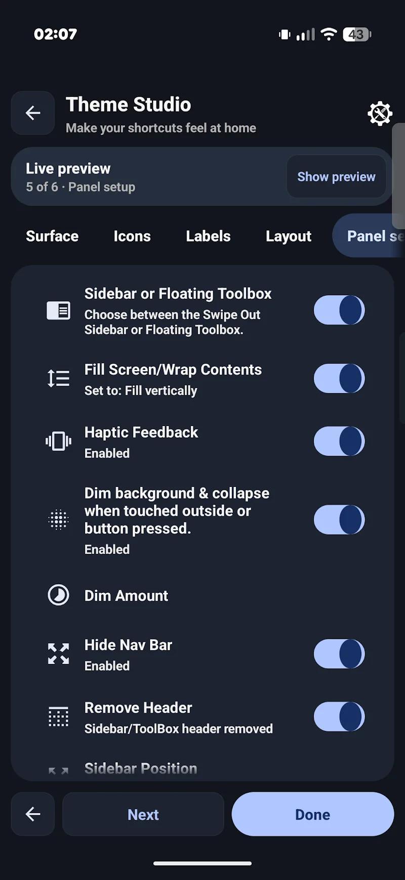 Shortcutter 2: Quick Settings Screenshot 2