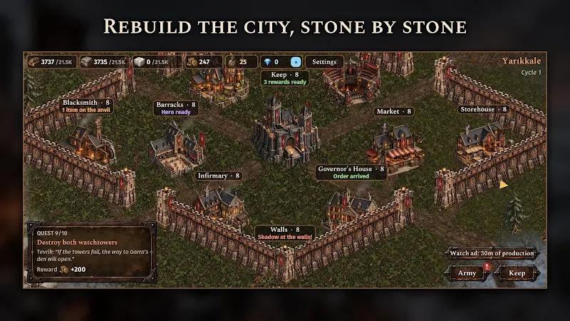 Throne of Ash: Idle RPG Screenshot 1