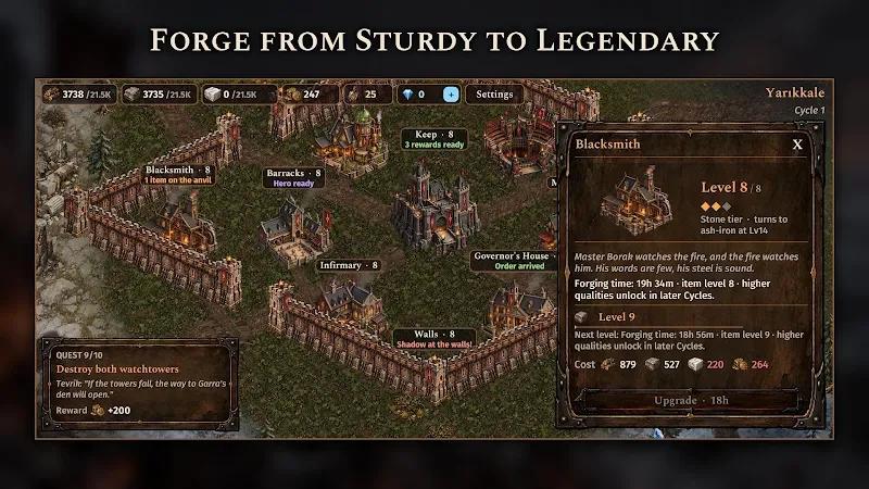Throne of Ash: Idle RPG Screenshot 2