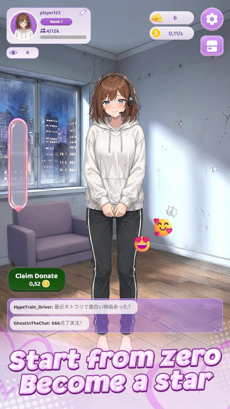 Viral Streamer: Idle Clicker Screenshot 2
