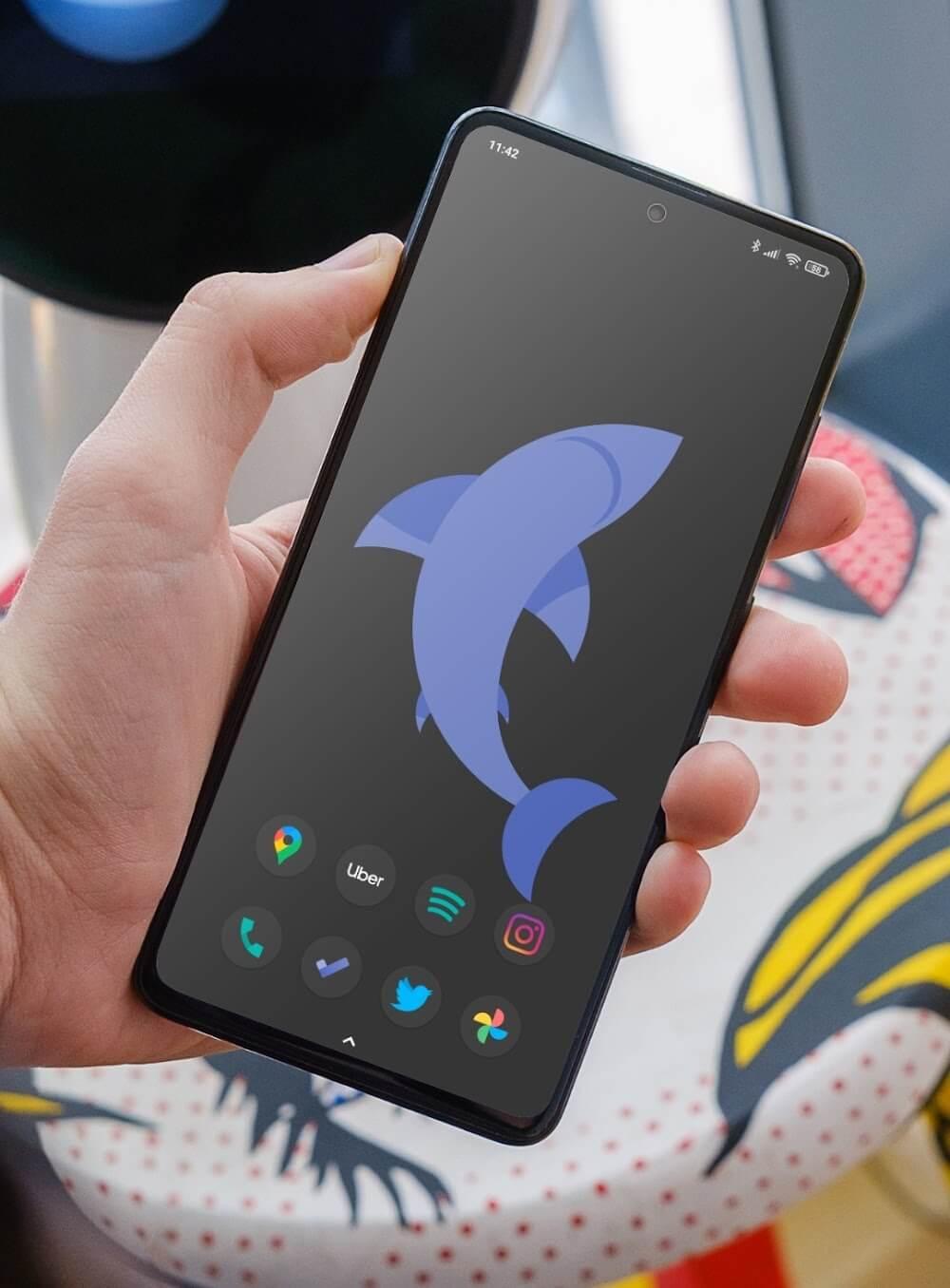 Black Pie - Icon Pack Screenshot 3