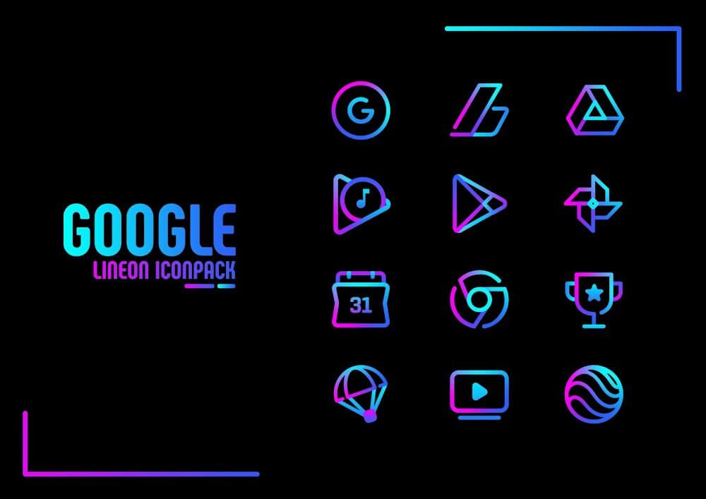 Lineon Icon Pack: LineX Screenshot 2