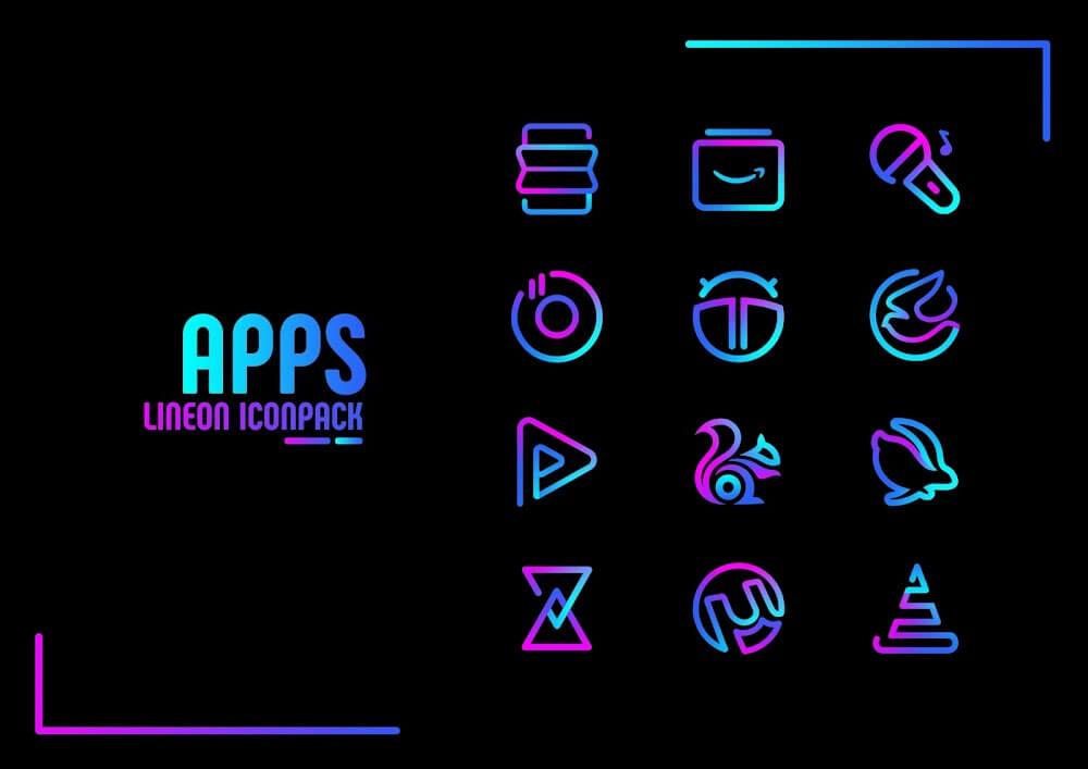 Lineon Icon Pack: LineX Screenshot 3