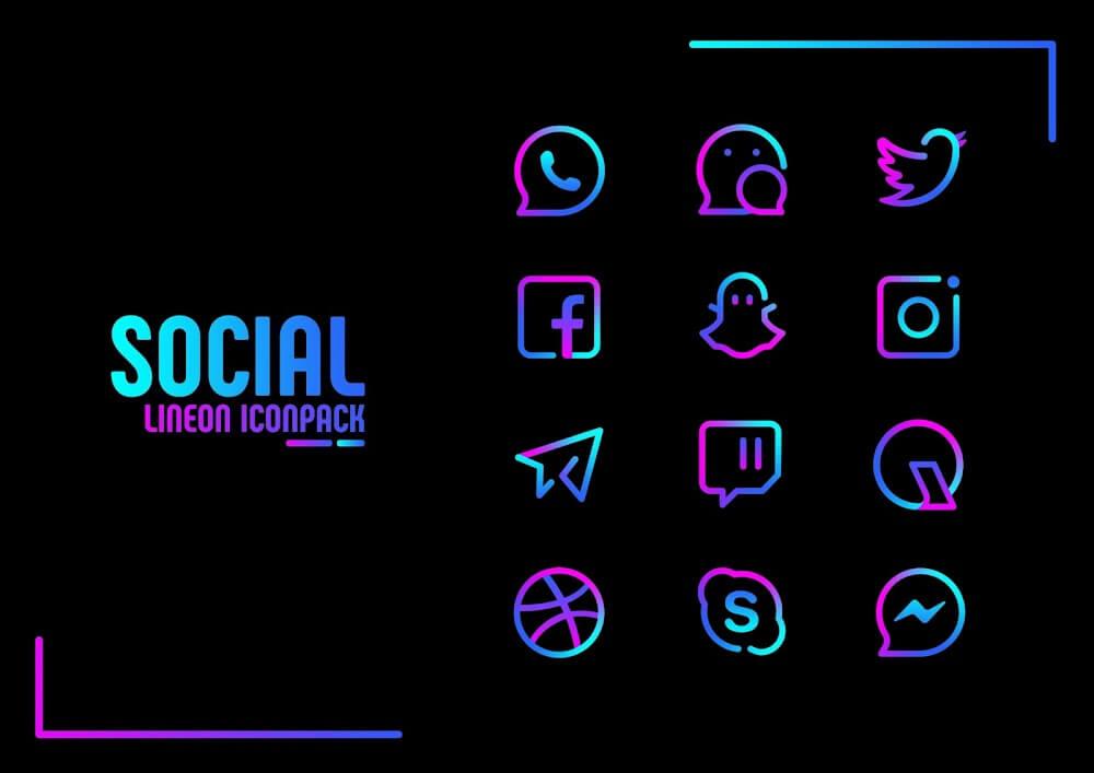 Lineon Icon Pack: LineX Screenshot 5