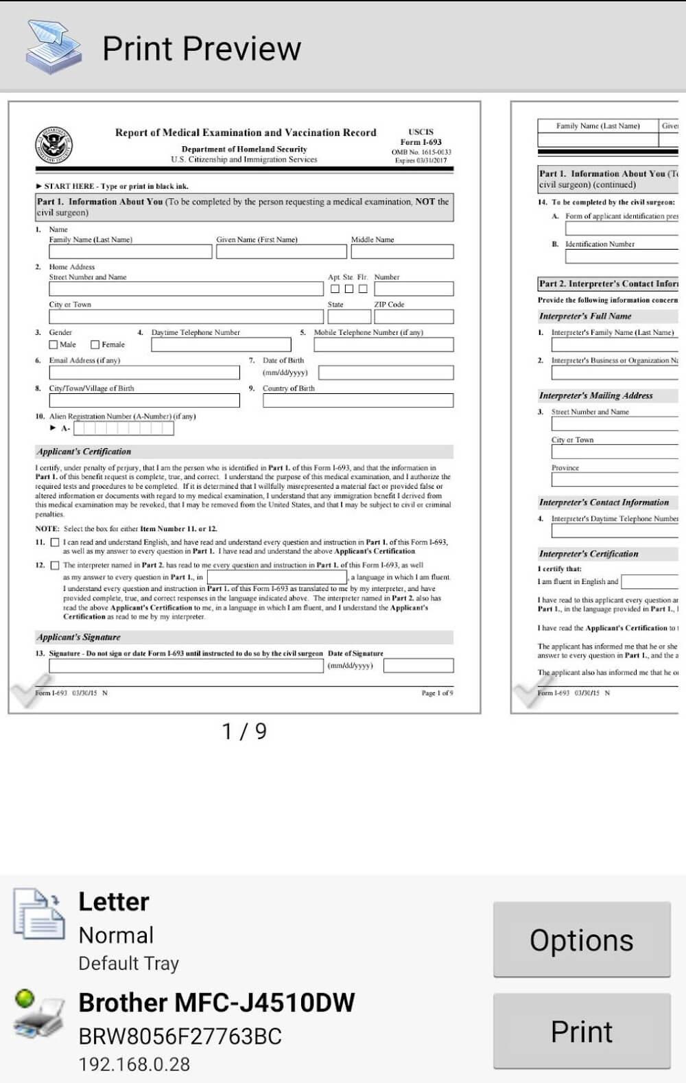 PrinterShare Mobile Print Screenshot 4
