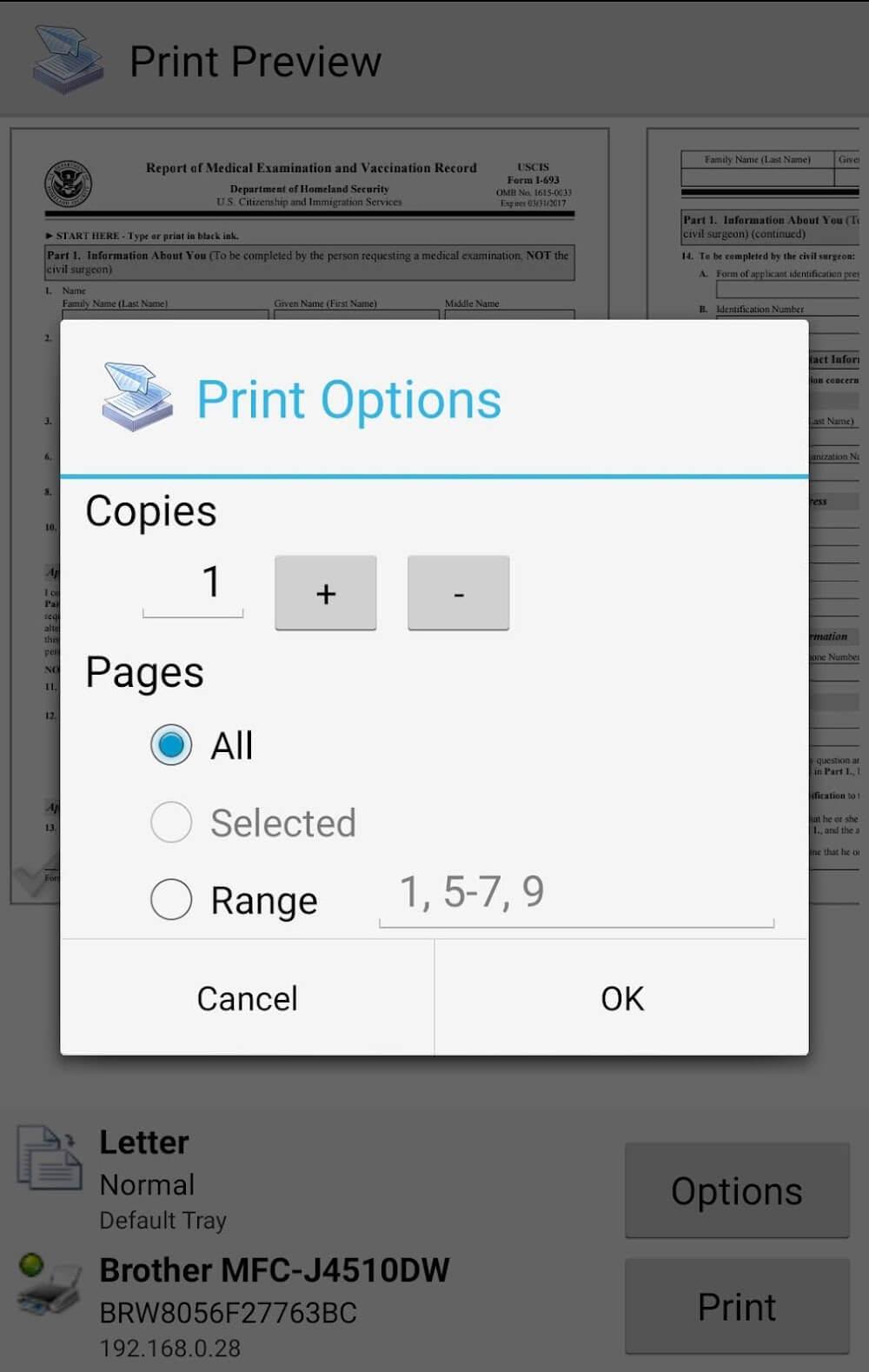 PrinterShare Mobile Print Screenshot 2