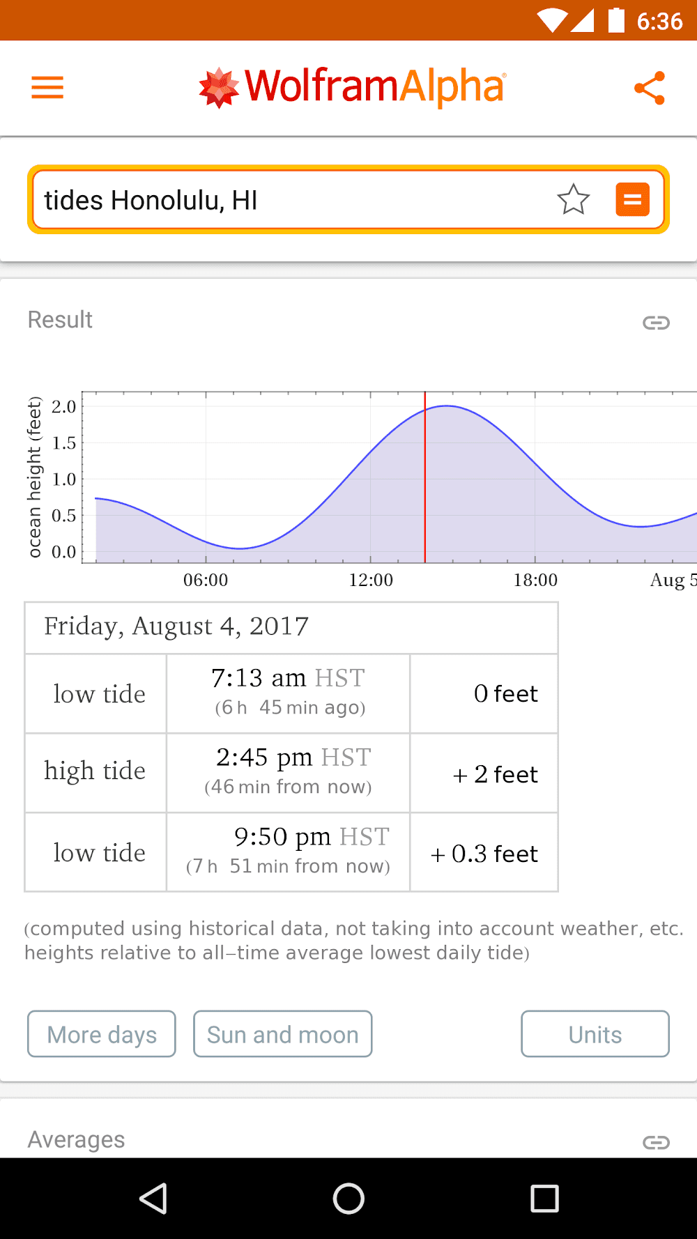 WolframAlpha Screenshot 3