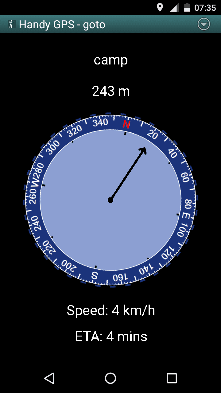 Handy GPS lite Screenshot 6