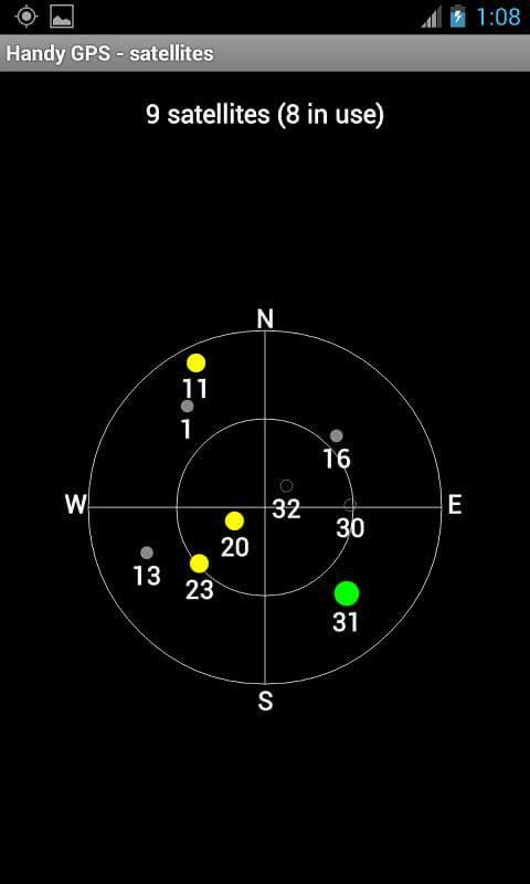 Handy GPS lite Screenshot 2