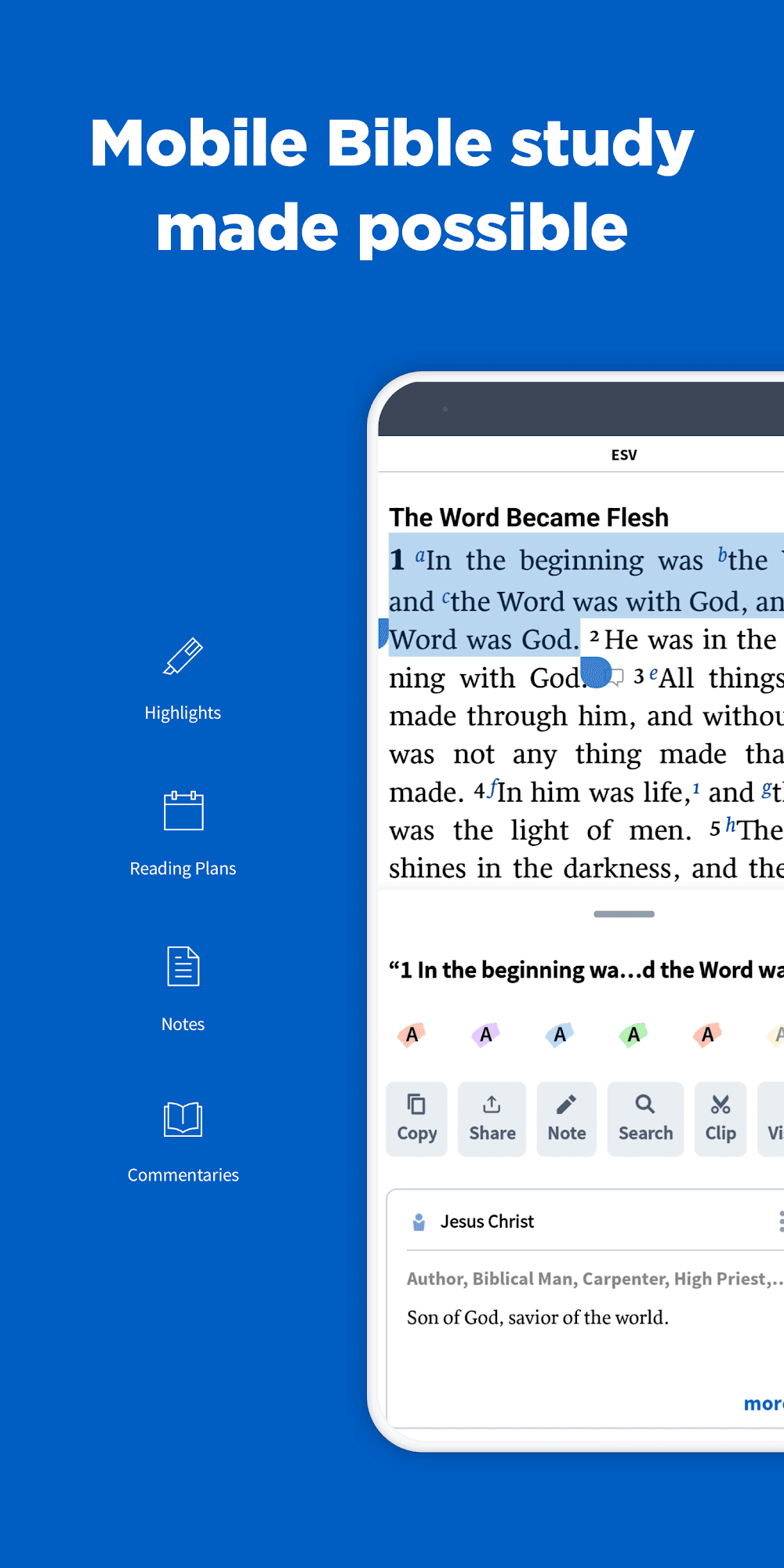 Logos Bible Study App Screenshot 1