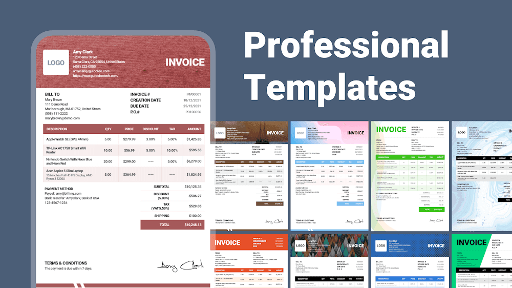 My Invoice Generator & Invoice Screenshot 2
