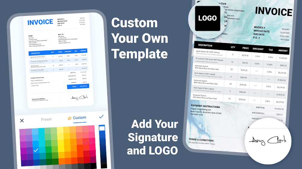 My Invoice Generator & Invoice Screenshot 5