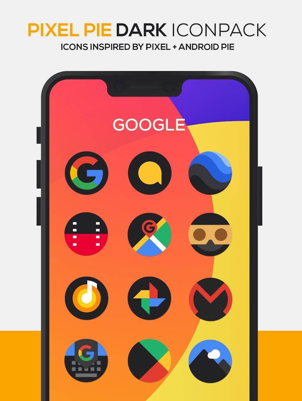 Pixel DARK Icon Pack Screenshot 2
