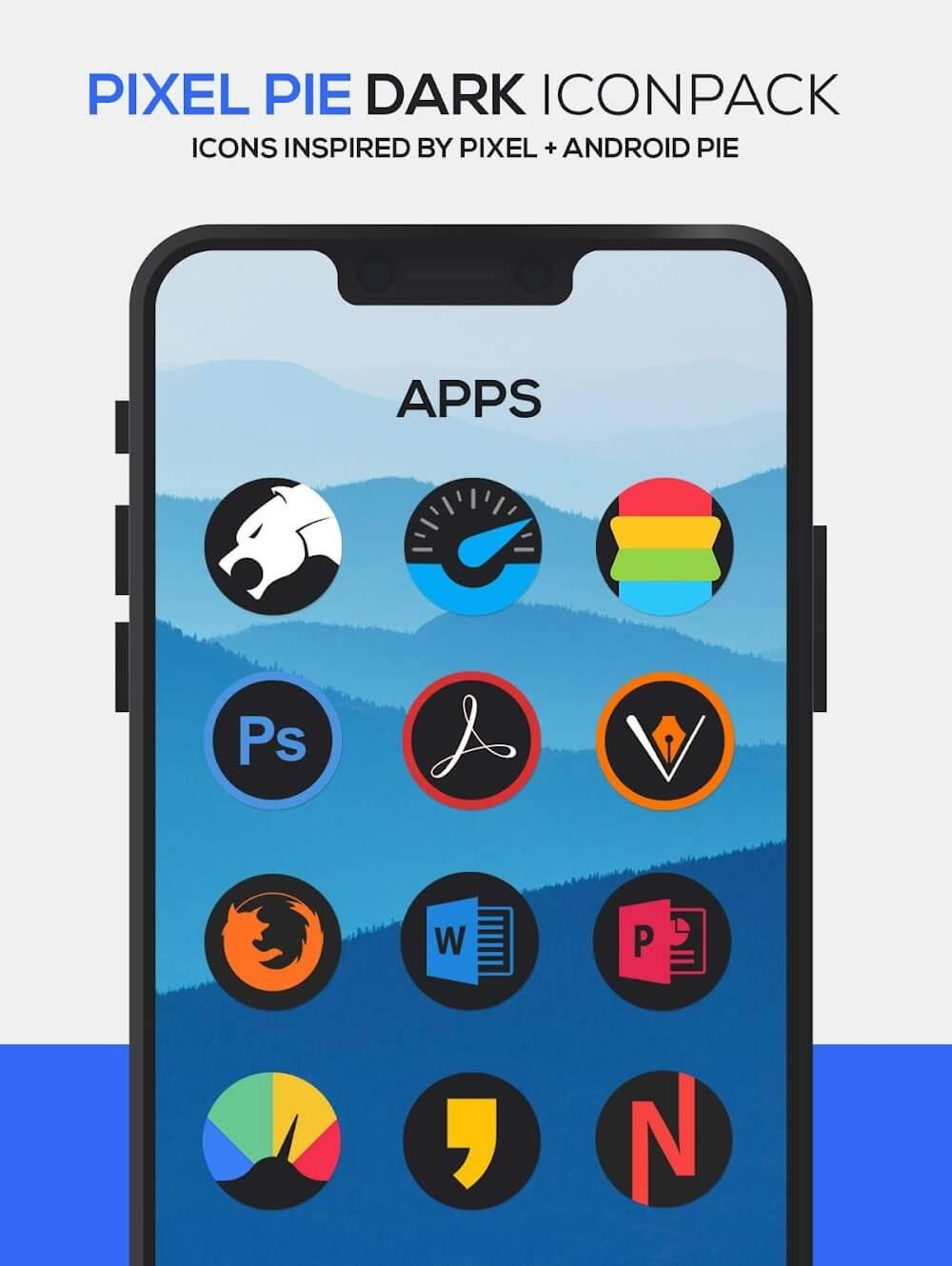 Pixel DARK Icon Pack Screenshot 4