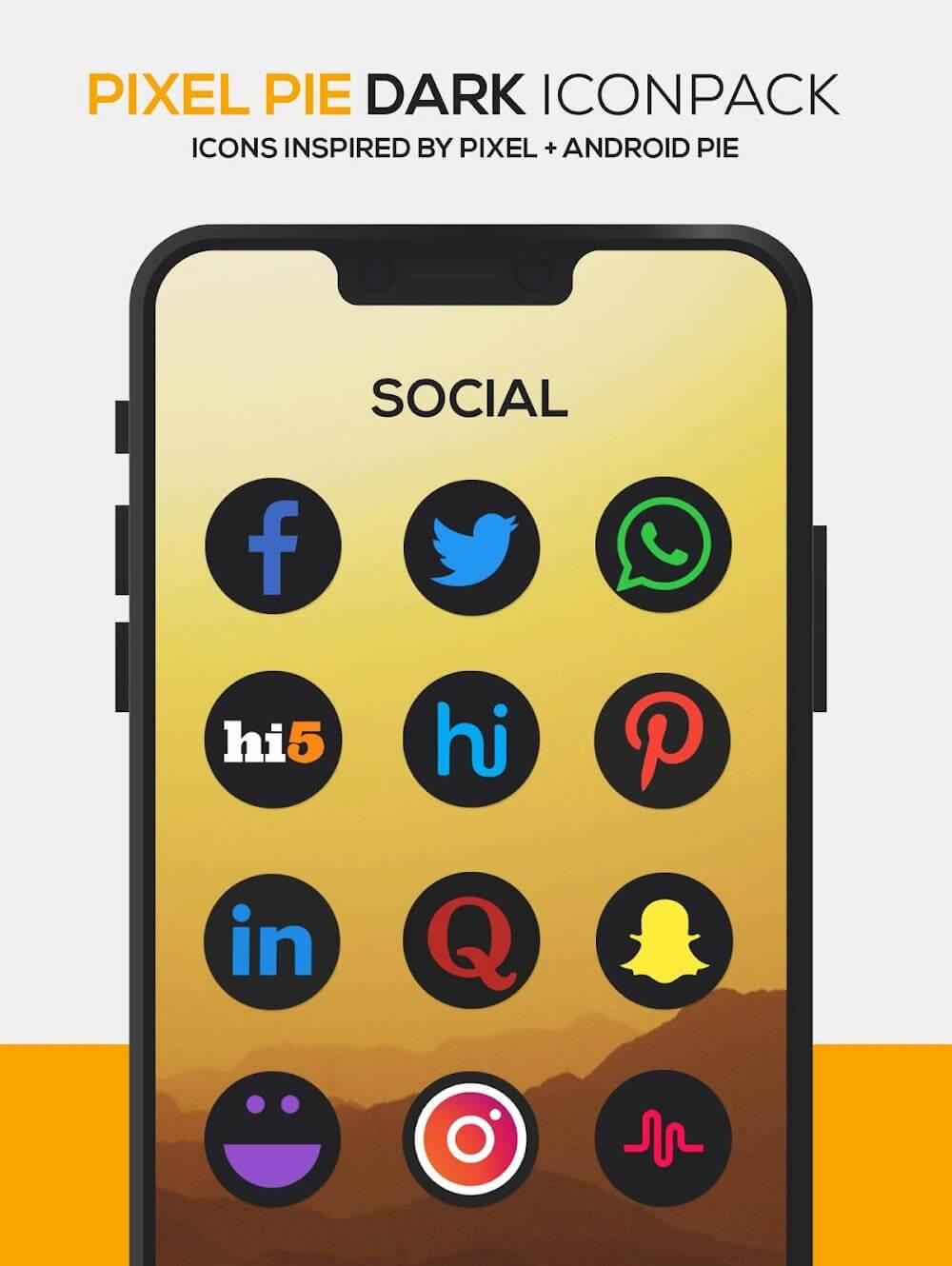 Pixel DARK Icon Pack Screenshot 6