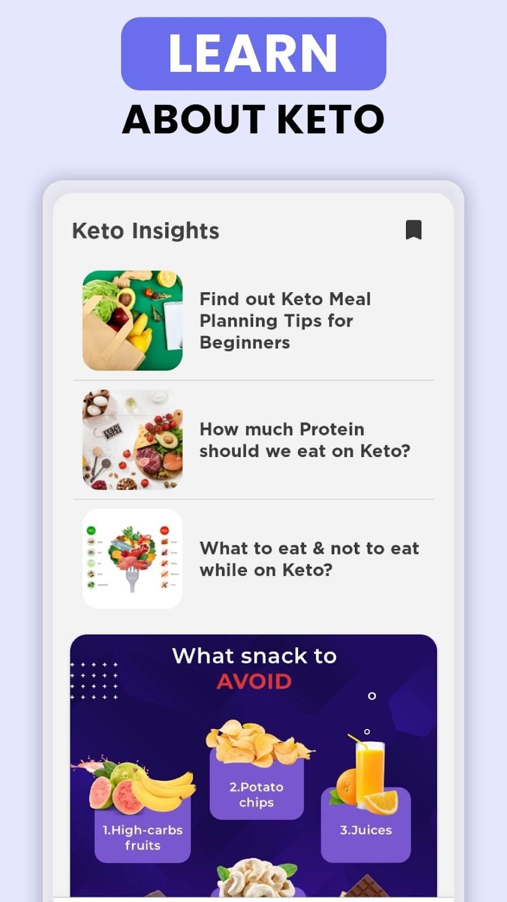 Keto Manager Keto Diet Tracker Screenshot 2