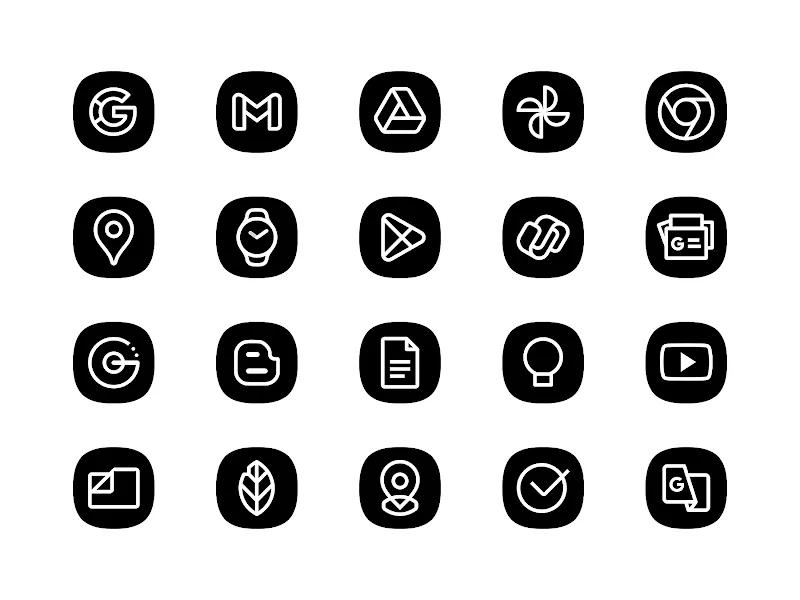 Blaux Black - Icon Pack Screenshot 3
