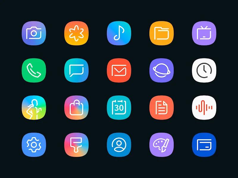Delux - Icon Pack Screenshot 2