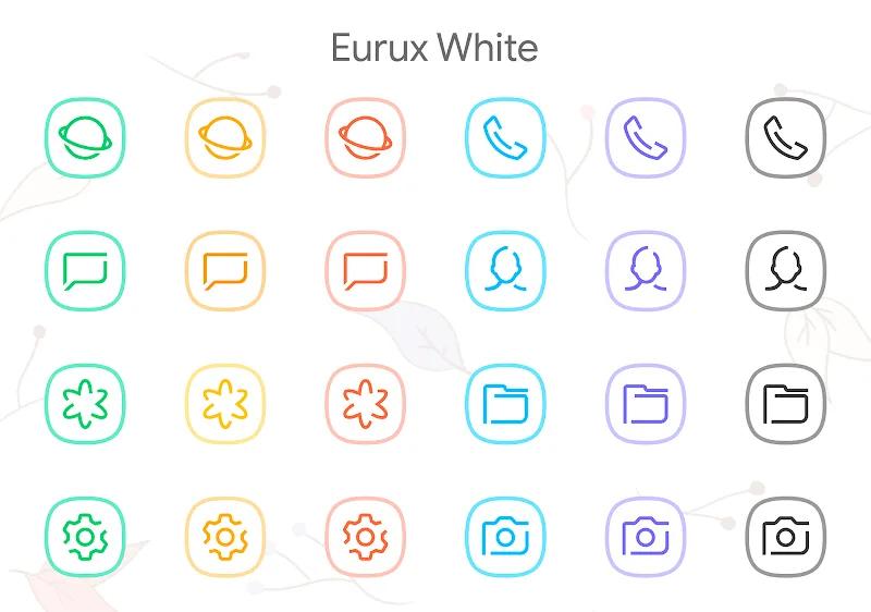 Eurux White - Icon Pack Screenshot 4