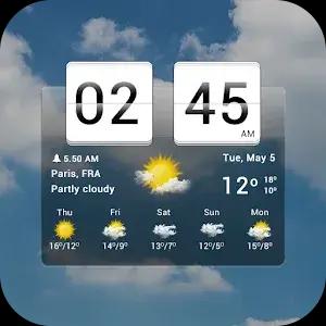 Sense Flip Clock & Weather
