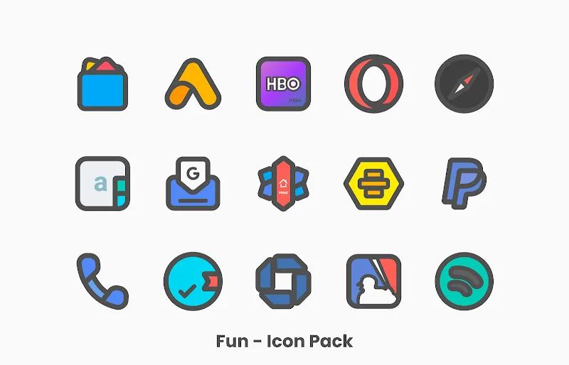 Fun - Icon Pack Screenshot 5