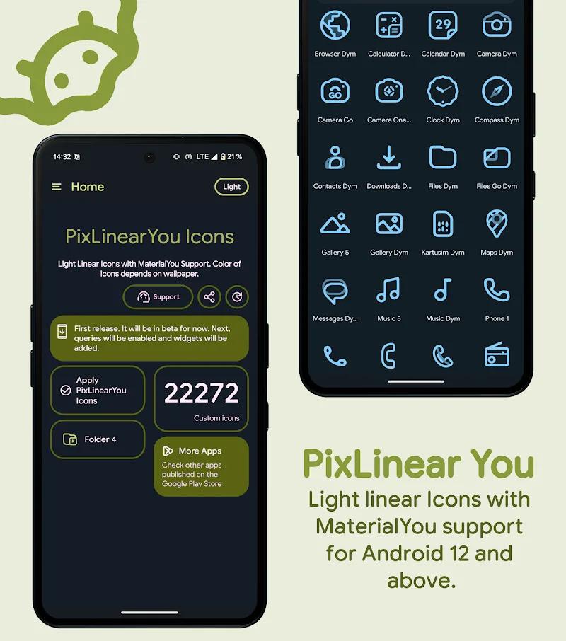 PixLinear You Icon Pack Screenshot 1