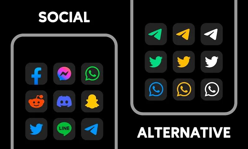MiDark - Icon Pack Screenshot 4