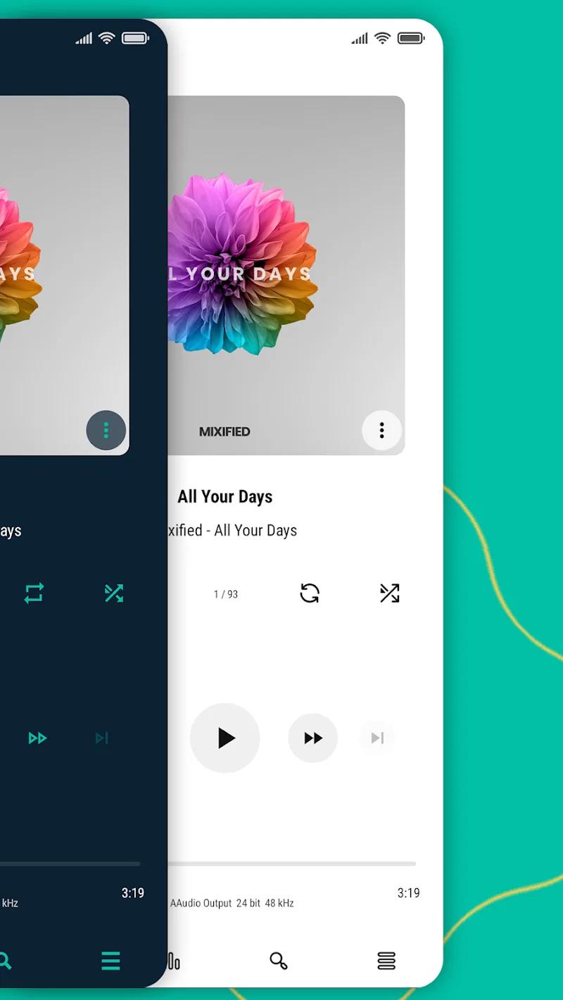 Aurora - Poweramp Skin Screenshot 2