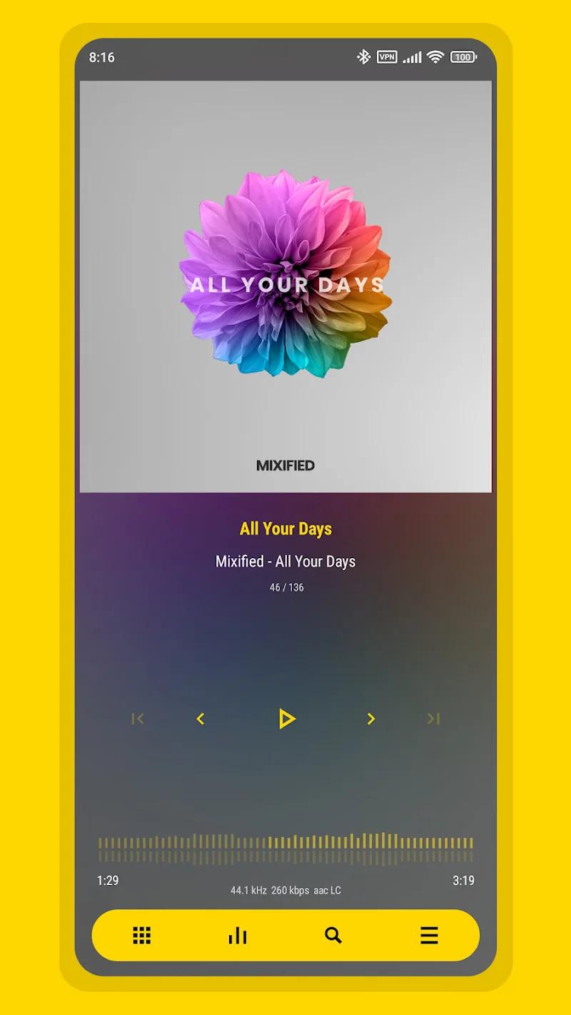 Aurora - Poweramp Skin Screenshot 4