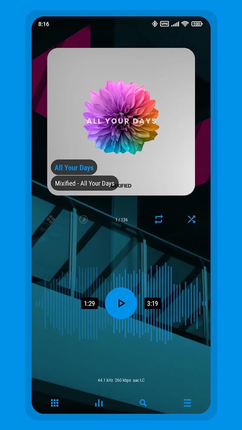 Aurora - Poweramp Skin Screenshot 5