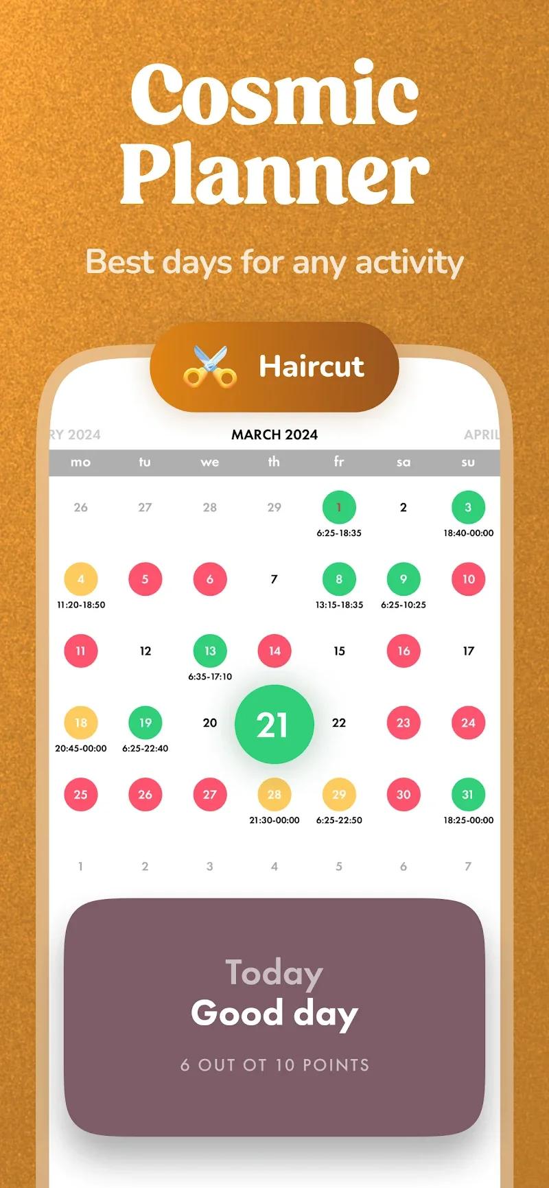 Navamsha: Moon Phase Calendar Screenshot 2