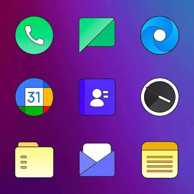Color OS - Icon Pack Screenshot 2