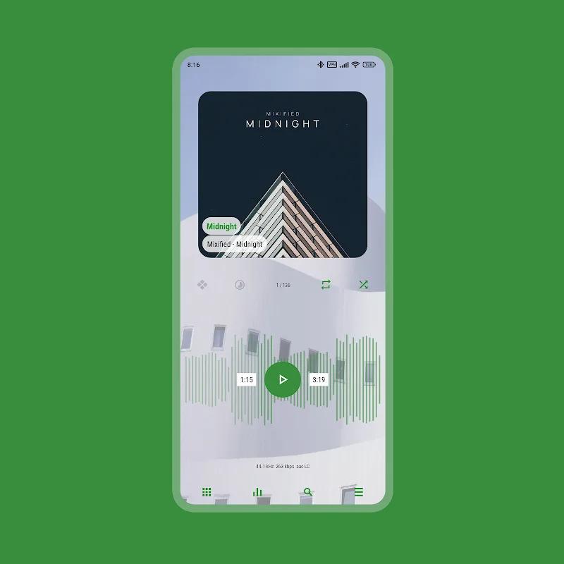 Luminous - Poweramp Skin Screenshot 5