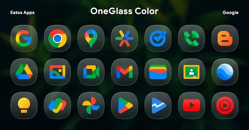 OneGlass 8 (Color) - Icon Pack Screenshot 2