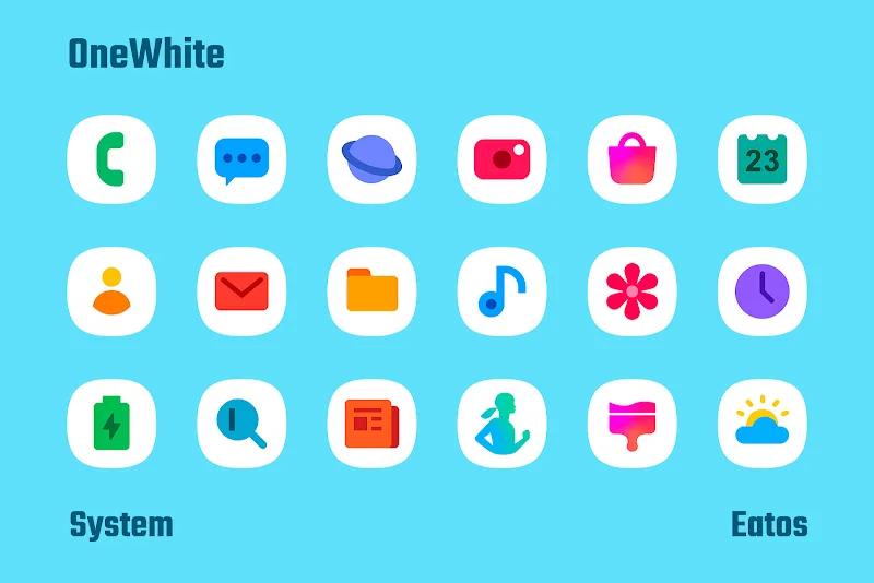 OneWhite - Icon Pack Screenshot 1
