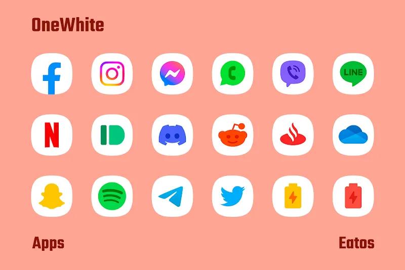 OneWhite - Icon Pack Screenshot 3