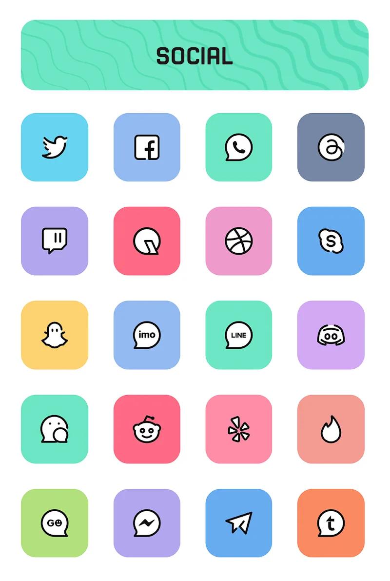 Crayon Adaptive IconPack Screenshot 3