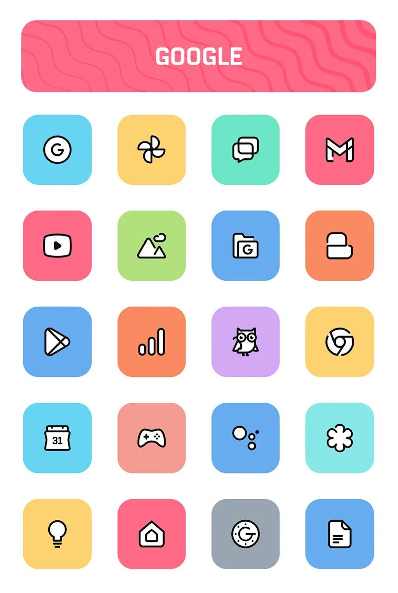 Crayon Adaptive IconPack Screenshot 4