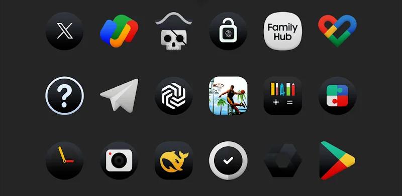 Darkonis - Icon Pack Screenshot 1
