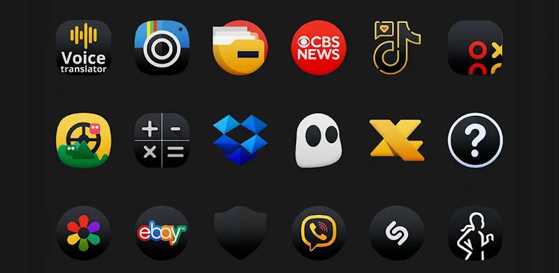 Darkonis - Icon Pack Screenshot 3