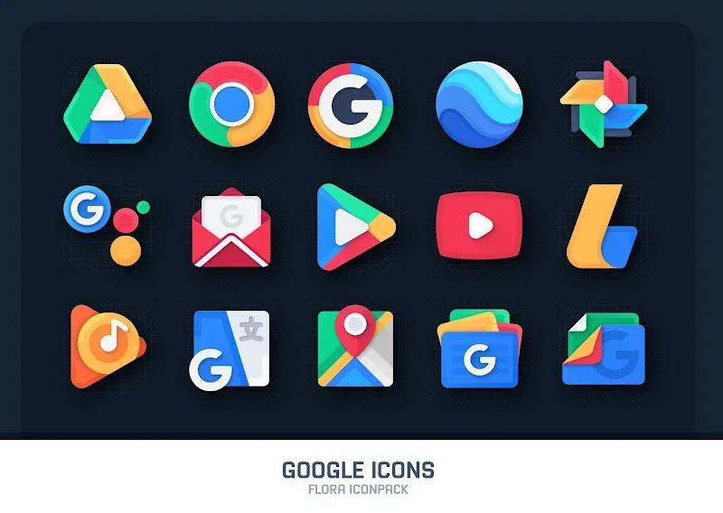 Flora : Material Icon Pack Screenshot 1