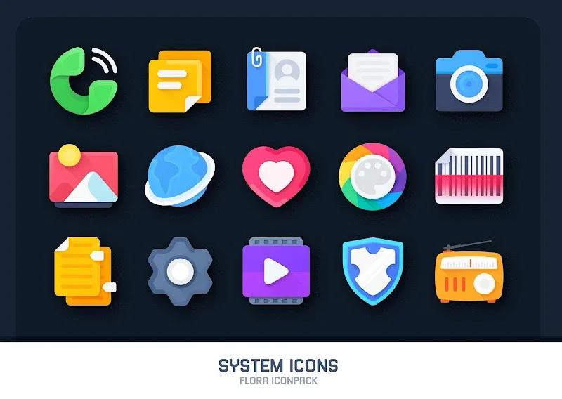 Flora : Material Icon Pack Screenshot 5