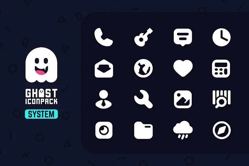 Ghost IconPack Screenshot 2