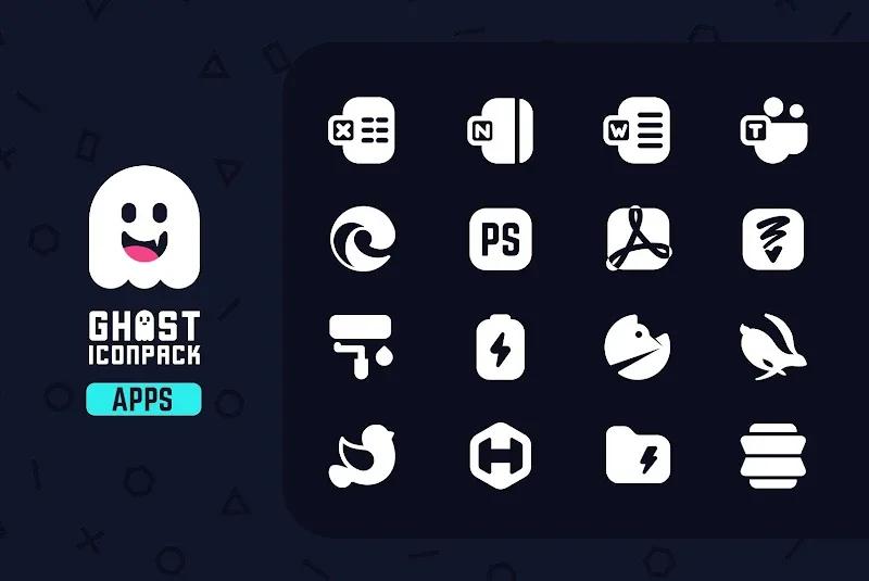 Ghost IconPack Screenshot 4