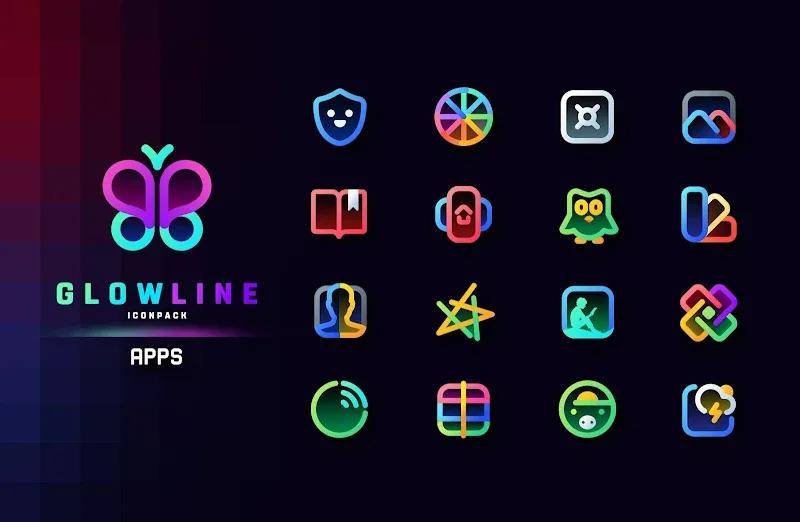 GlowLine Icon Pack Screenshot 5